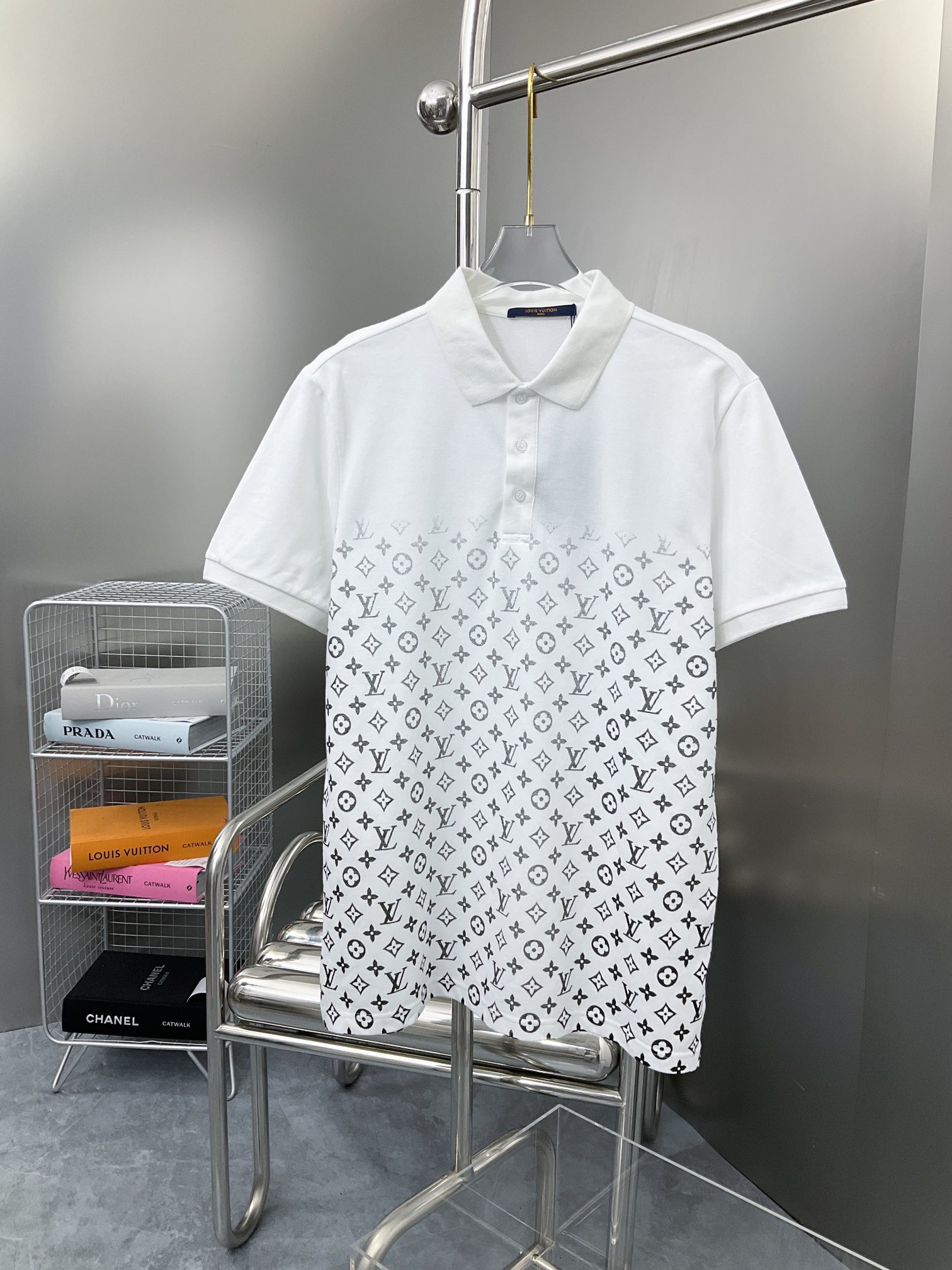 Louis Vuitton Qualità dello specchio
 Abbigliamento Polo T-Shirt Stampa Cotone Collezione Primavera/Estate Maniche corte