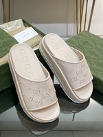 for sale online
 Gucci Shoes Sandals Slippers Green Openwork TPU Summer Collection Beach