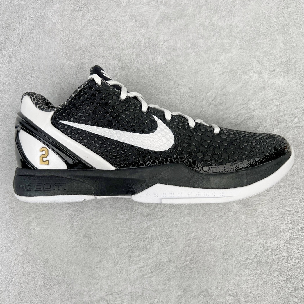 💰350 ＃S2纯原 NK Zoom Kobe 6 Protro 科比六代黑白天使GiGi CW2190-002 原楦纸板开发 鞋身流线型、后跟塑形 区分土肥圆 Zoom Turbo气垫 后掌EVA缓震 实战配置直接拉满 原档数据3D打印 鞋面蛇鳞一颗一粒匹配原版 全身鞋材卡料色独家定制 唯一正确喷漆SWOOSH NK专利Flyknit飞线科技 给予鞋身足够抗扭矩力 真实底模最大47.5  实战利器 专供海外市场 Size：40 40.5 41 42 42.5 43 44 44.5 45 46 47.5 48.5n（脚宽、脚胖 建议买大半码） 编码：by4936020-运动鞋