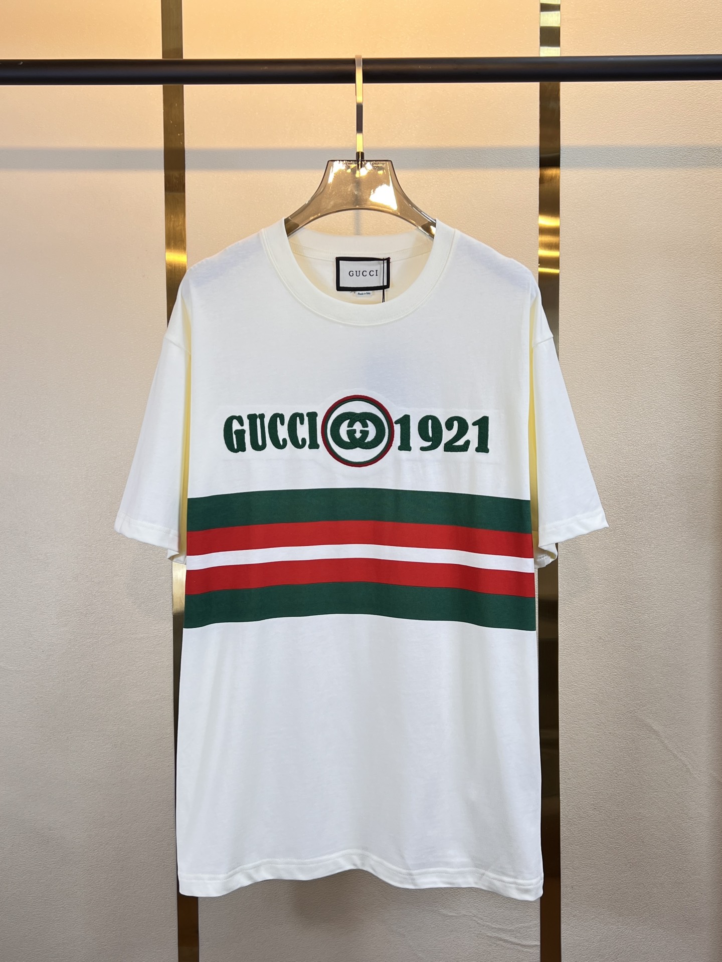 @P85 Foto real [Versión superior. Calidad de sitio web oficial] #GUCCI# #Bordado y estampado# #1921# Nuevo diseño de bo…