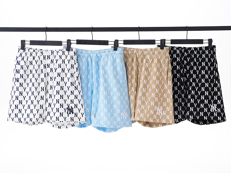 MLB Couple Shorts: Cotton Fabric, Multiple Colors, Various Sizes, Style DW8833 - 图片 1