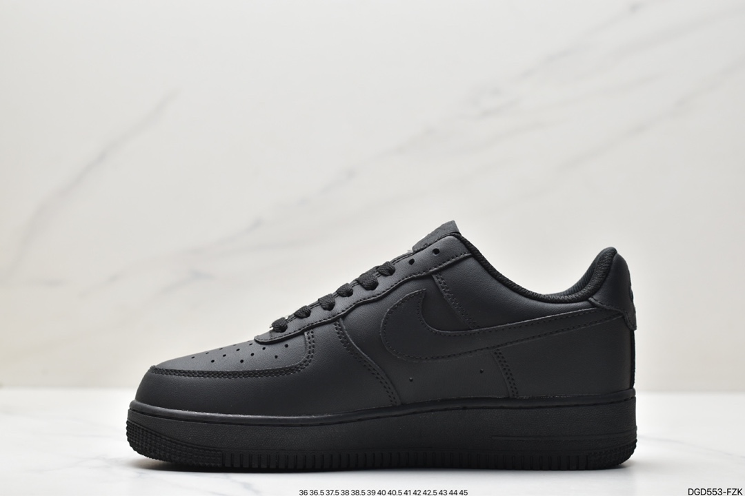 Cost-effective Nike Air Force 1 '07 ”All Black” Air Force 1 low-top casual sports sneakers 315122-001