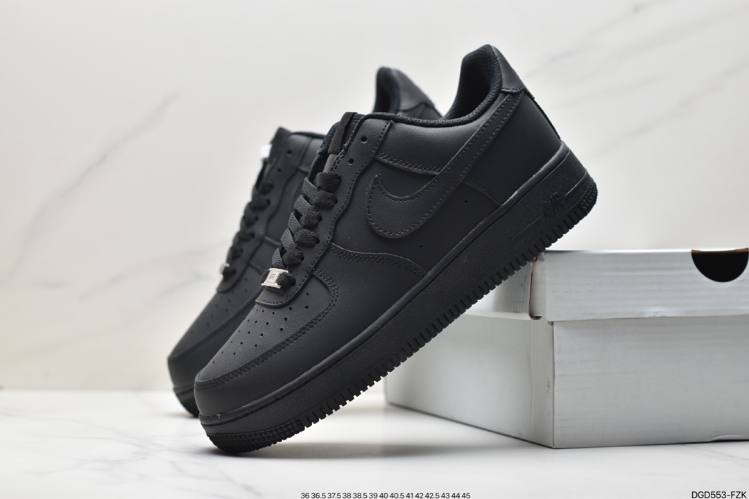 Cost-effective Nike Air Force 1 '07 ”All Black” Air Force 1 low-top casual sports sneakers 315122-001