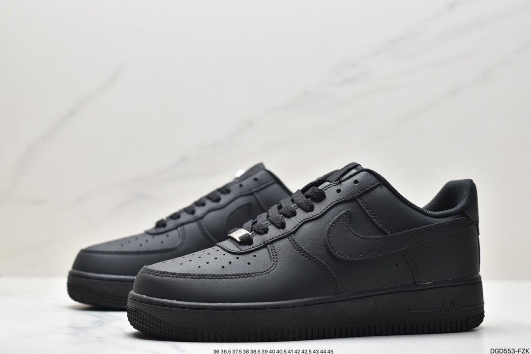 Cost-effective Nike Air Force 1 '07 ”All Black” Air Force 1 low-top casual sports sneakers 315122-001