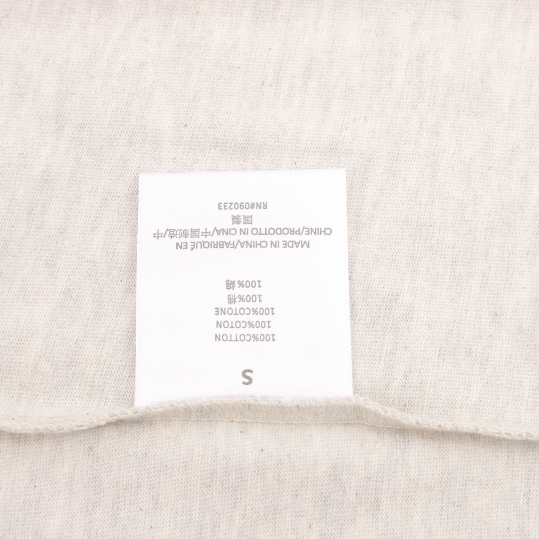 160 FEAR OF GOD FOG ESSENTIALS复线23SS最新款硅胶植绒字母印花短袖