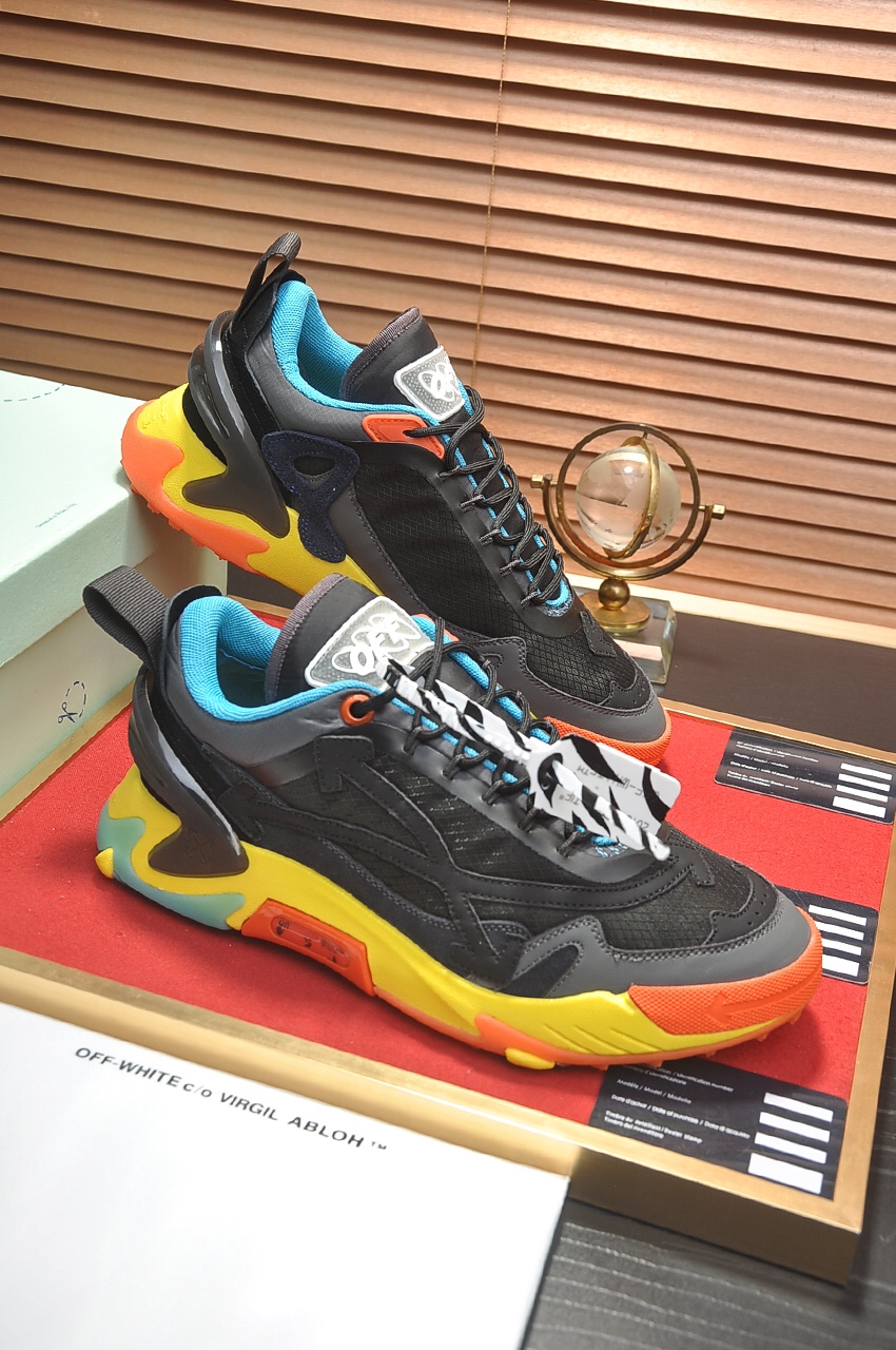Off-White Men's Odsy-1000 Sneakers Breathable Mesh and Leather Upper 7 i1684862973 1016 5