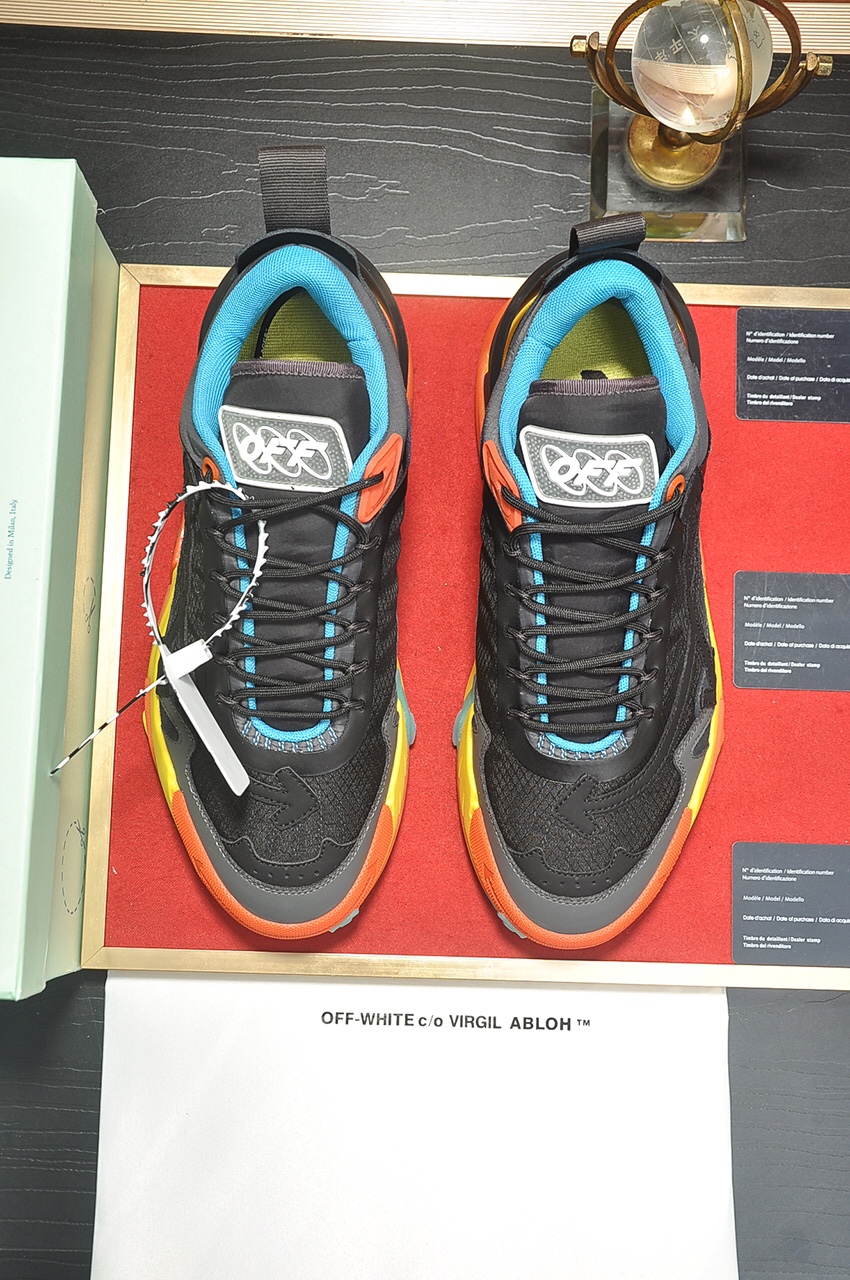 Off-White Men's Odsy-1000 Sneakers Breathable Mesh and Leather Upper 3 i1684862973 3842 1