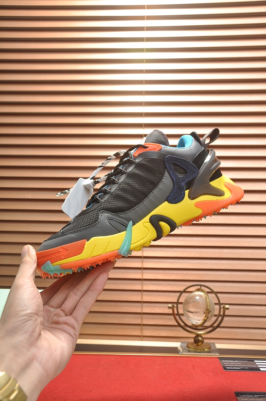 Off-White Men's Odsy-1000 Sneakers Breathable Mesh and Leather Upper 6 i1684862973 6758 4