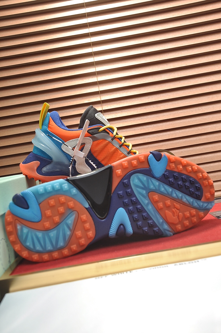 Off-White Men's Orange Leather & Mesh Running Shoes Sneakers Size 38-44 8 i1684863005 6287 6