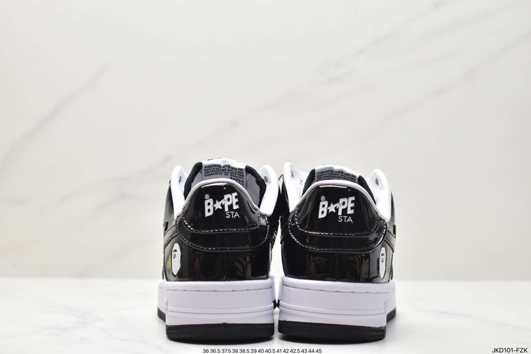 Japan's Harajuku fashion brand A Bathing Ape BAPE Sk8 Sta Low SK8 series low-top casual sports skateboard shoes