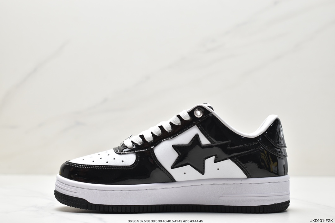 Japan's Harajuku fashion brand A Bathing Ape BAPE Sk8 Sta Low SK8 series low-top casual sports skateboard shoes