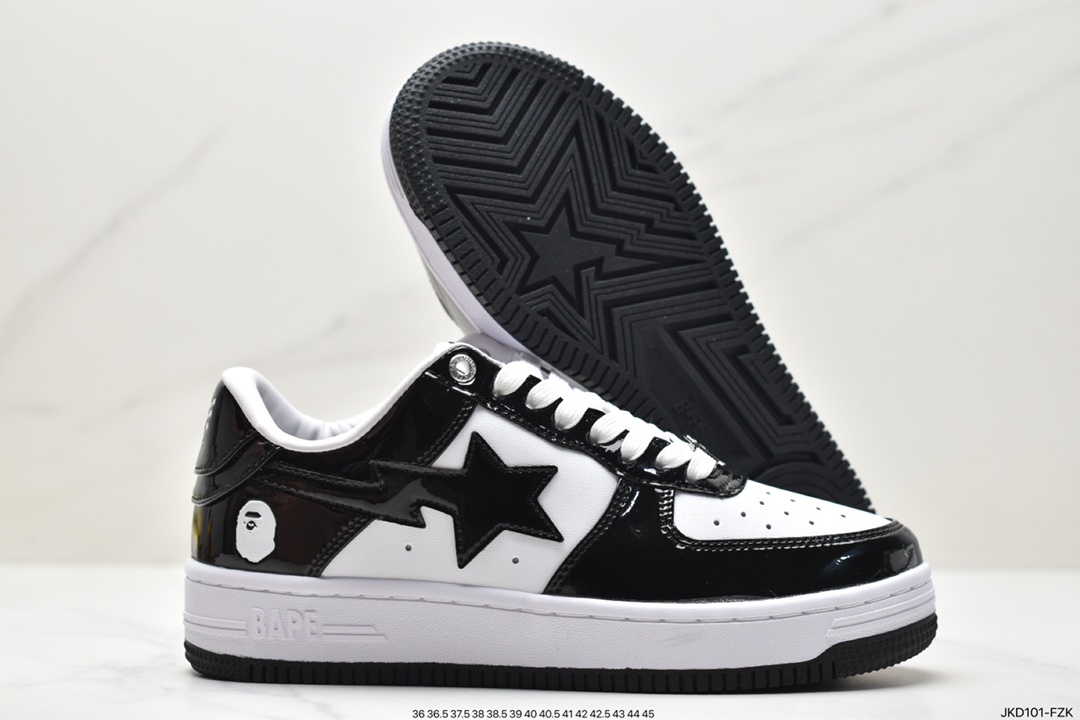 Japan's Harajuku fashion brand A Bathing Ape BAPE Sk8 Sta Low SK8 series low-top casual sports skateboard shoes