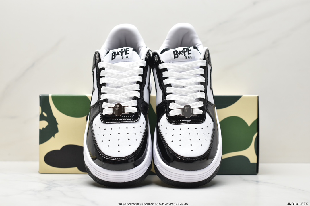 Japan's Harajuku fashion brand A Bathing Ape BAPE Sk8 Sta Low SK8 series low-top casual sports skateboard shoes