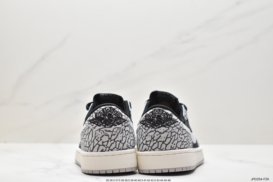 Air Jordan 1 Low OG “Neutral Grey” White Black CZ0858-001