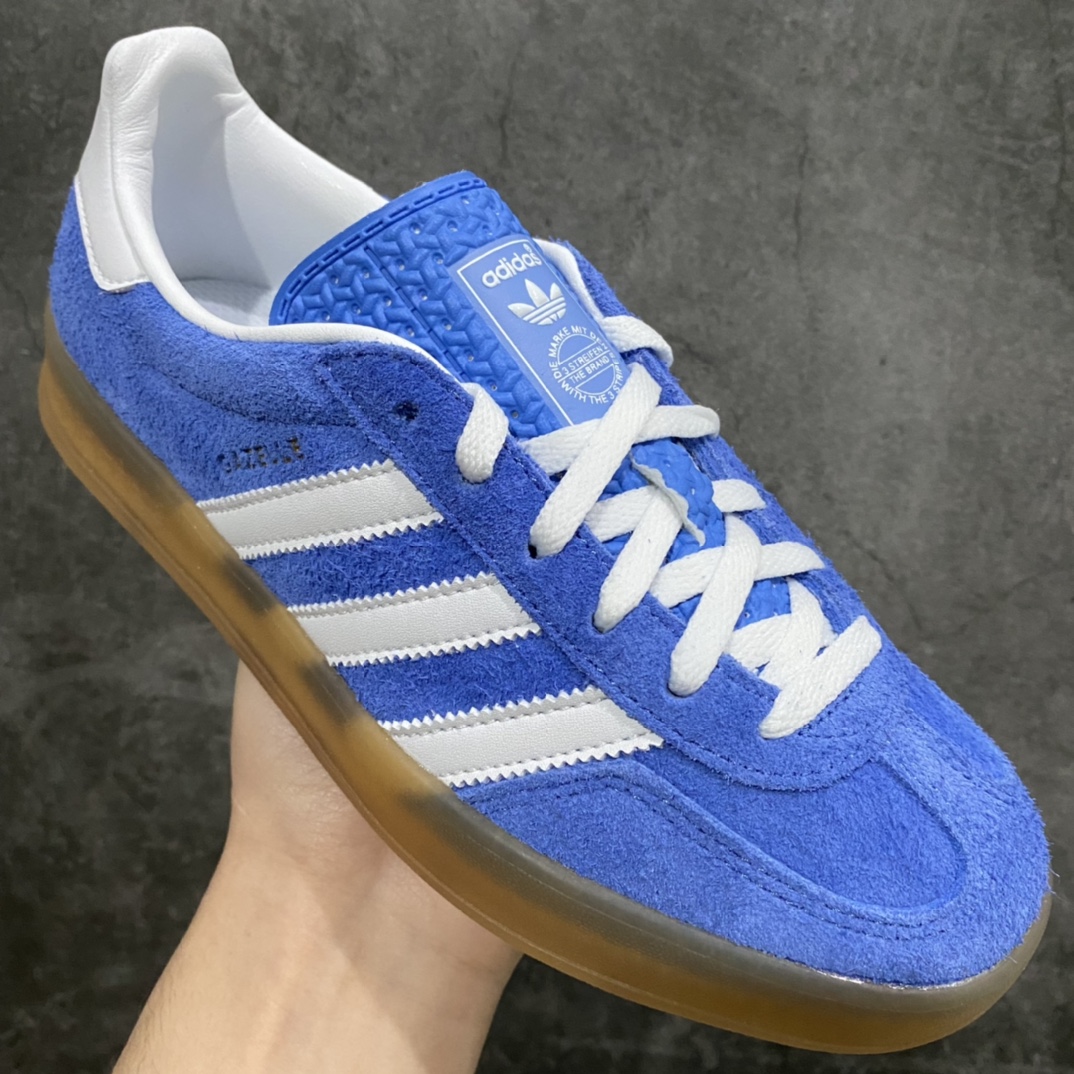 [Pure original] Ad Originals Gazelle Indoor blue white brown HQ8717