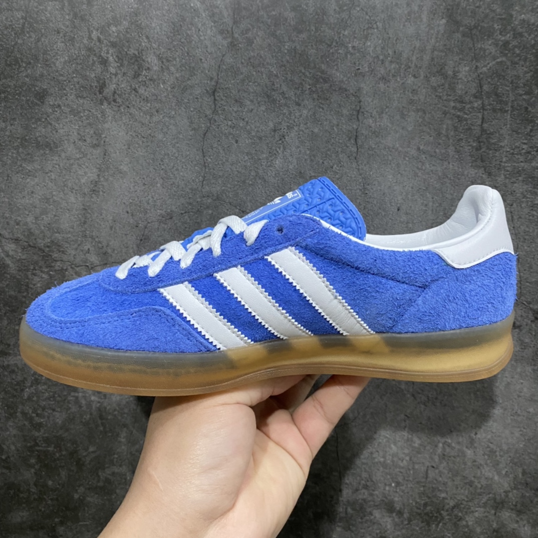 [Pure original] Ad Originals Gazelle Indoor blue white brown HQ8717