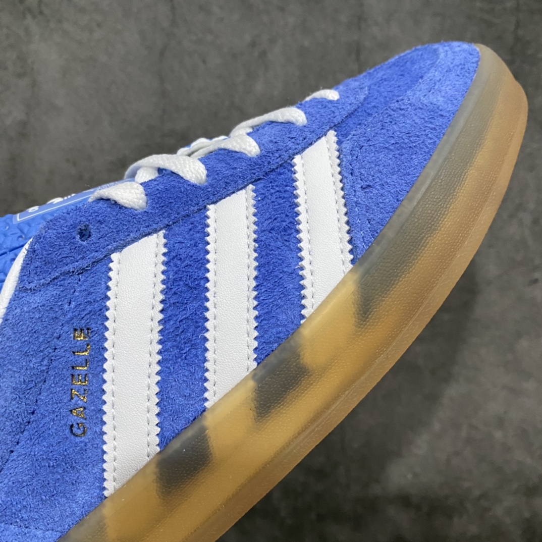 [Pure original] Ad Originals Gazelle Indoor blue white brown HQ8717