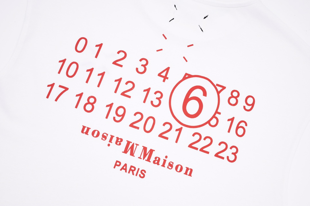 Maison Margiela PARIS 2023 系列 无袖 背心 印花圆领宽松OS短袖T恤