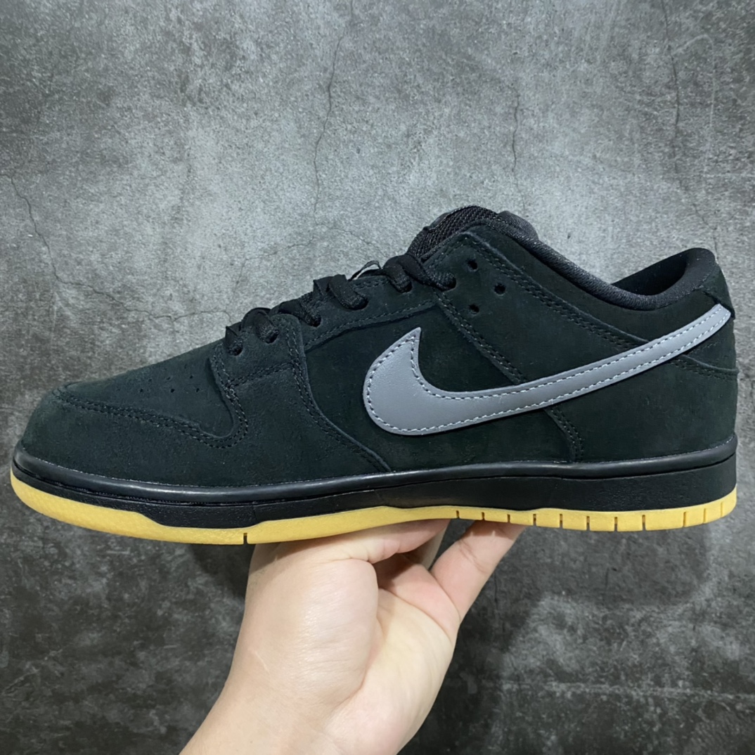 [Pure original Y version] Nk Dunk SB Low “FOG” black gray raw rubber BQ6817-010