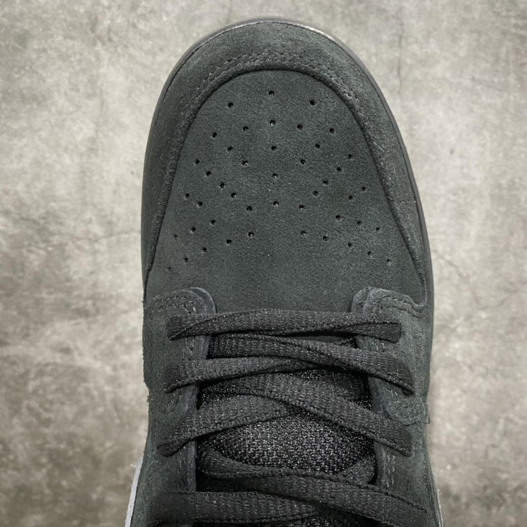 [Pure original Y version] Nk Dunk SB Low “FOG” black gray raw rubber BQ6817-010