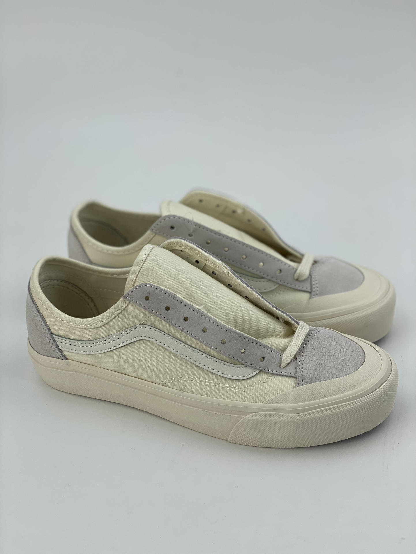 Vans official Style 136 Decon VR3 white simple retro sneakers