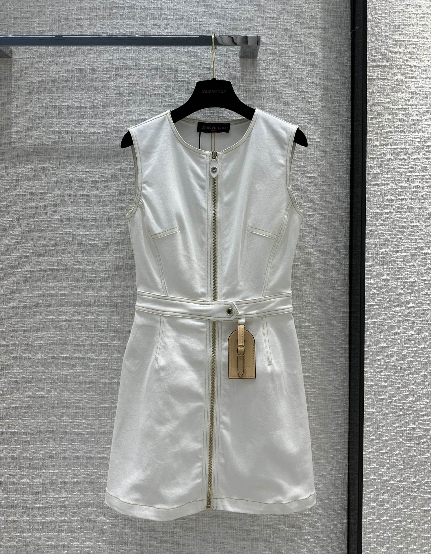 Louis Vuitton Clothing Dresses Waistcoat White Spring/Summer Collection Vintage