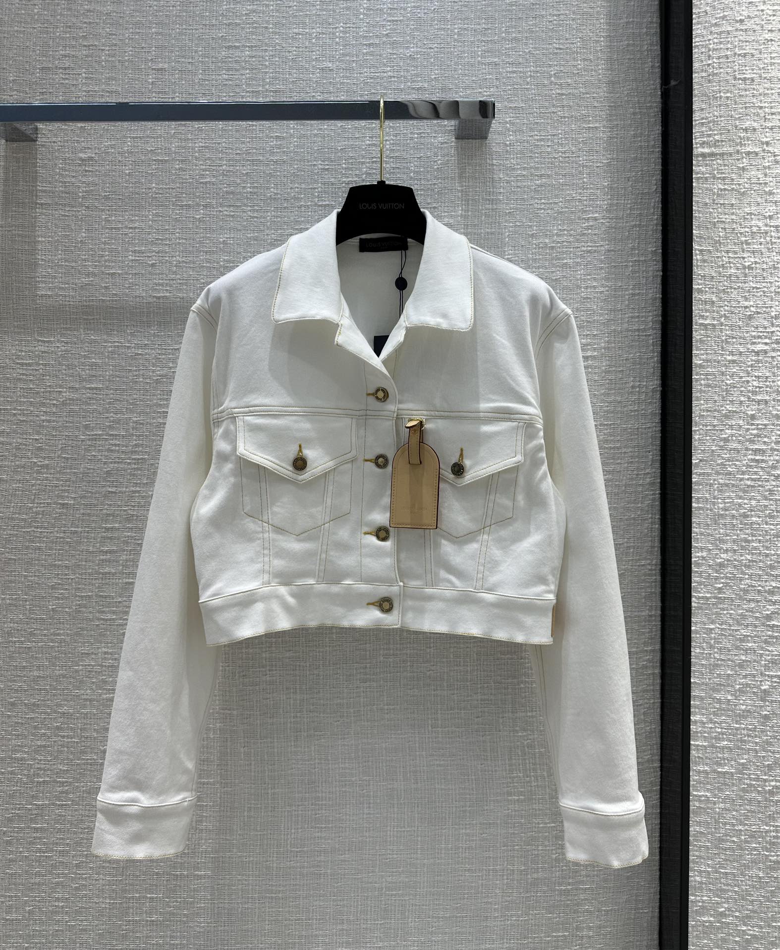 Louis Vuitton Clothing Coats & Jackets White Gold Hardware Fall Collection Vintage