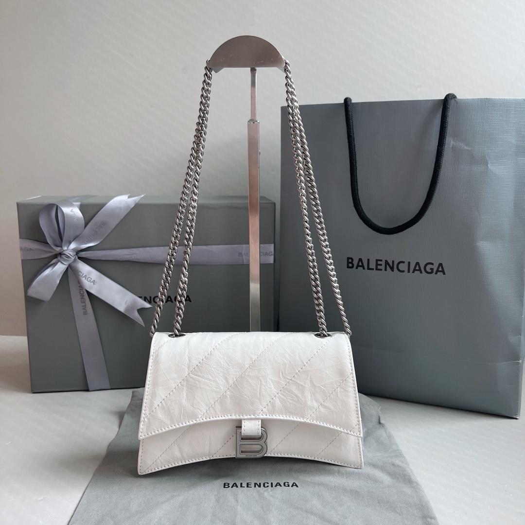 Balenciaga Borsette Borse Crossbody & Borse a Tracolla Bianco Pelle di vitello bovina pecora Catene