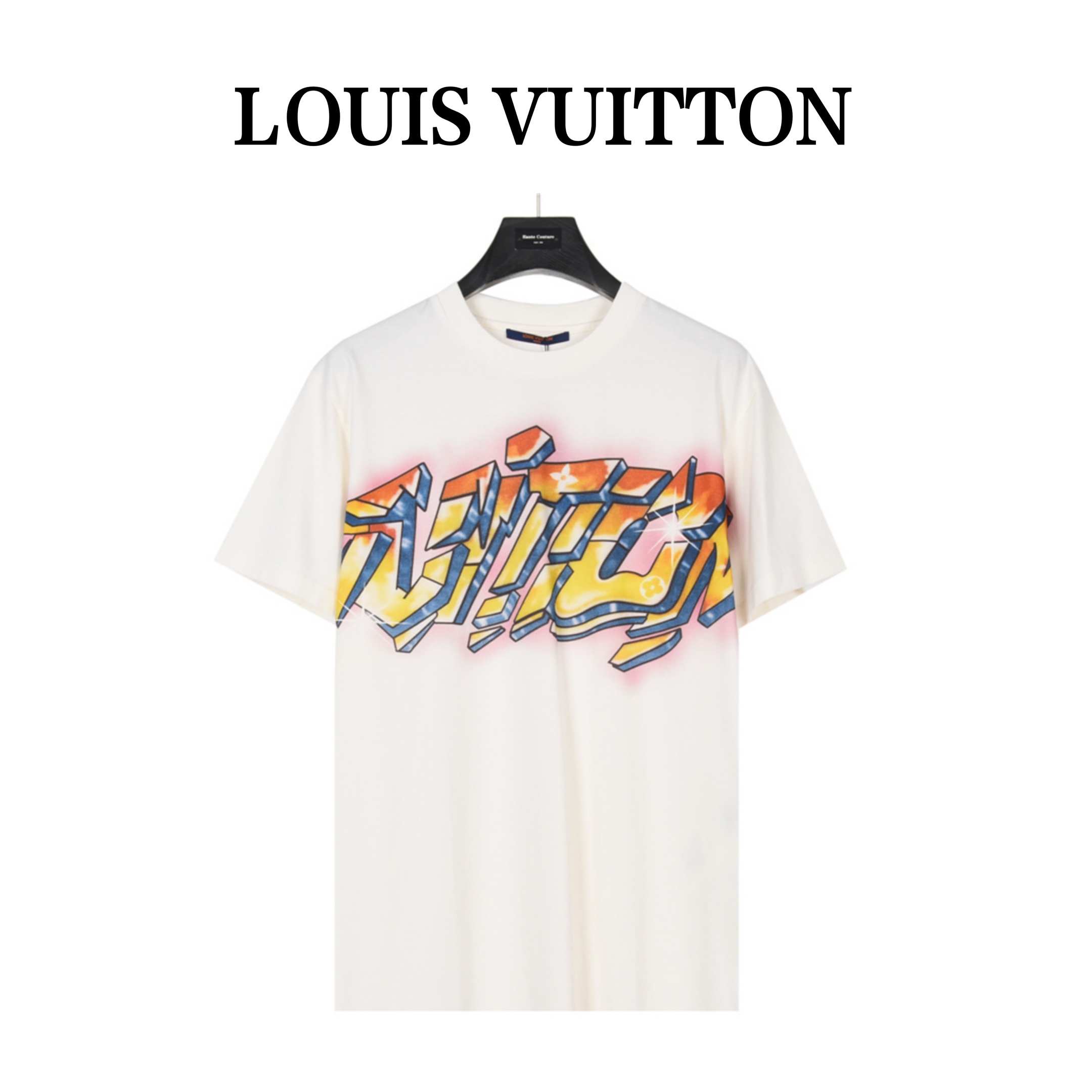 Louis Vuitton/路易威登 动漫字母印花短袖