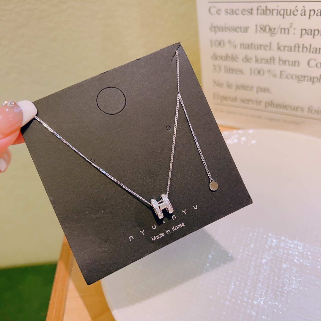 Low Allergy Silver Necklace Dainty Confession Gold