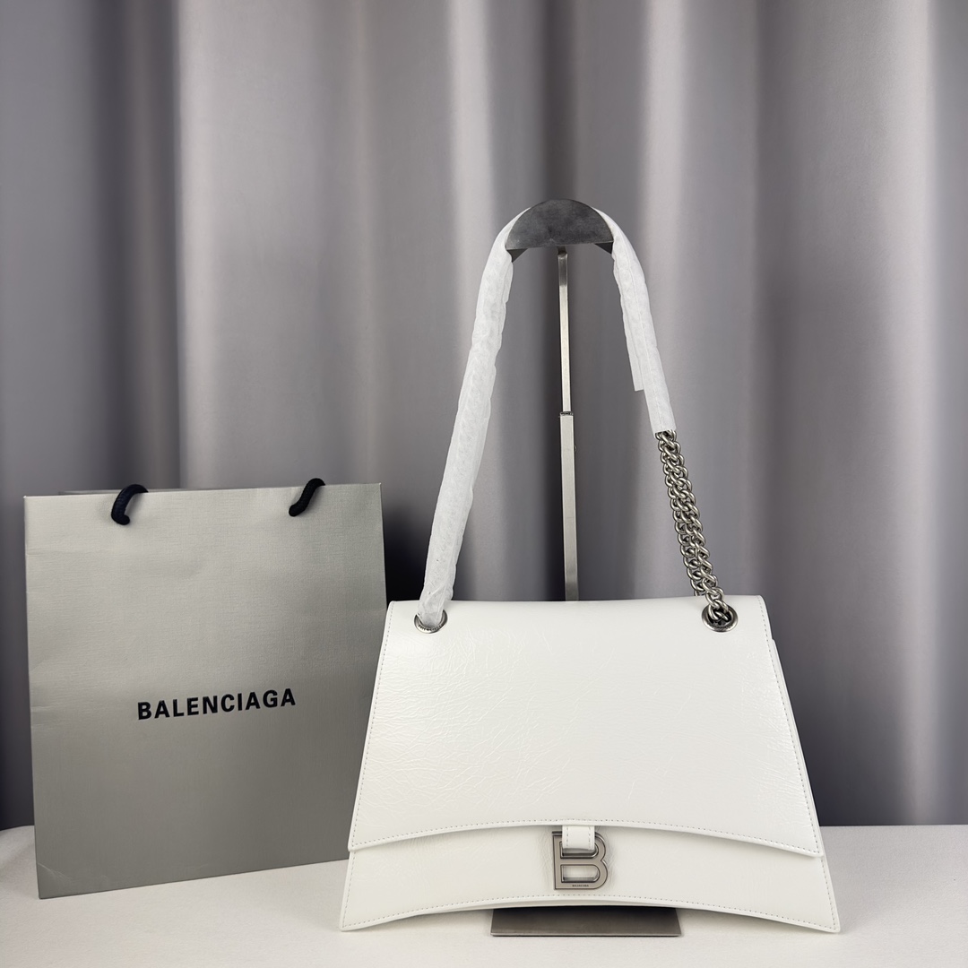 Balenciaga Crossbody & Shoulder Bags White Unisex Chains
