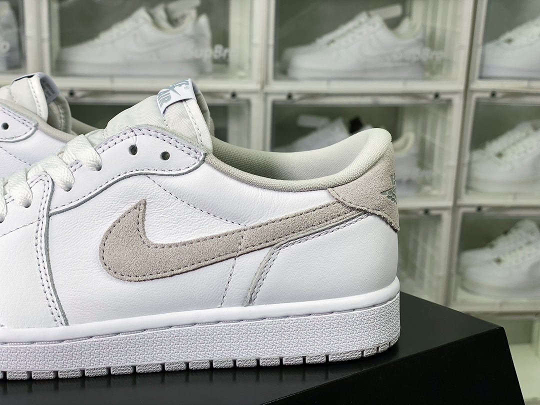 Air Jordan 1 Low OG ”Neutral Grey” AJ1 Jordan generation classic low-top basketball shoes ”OG gray and white” CZ0790-100