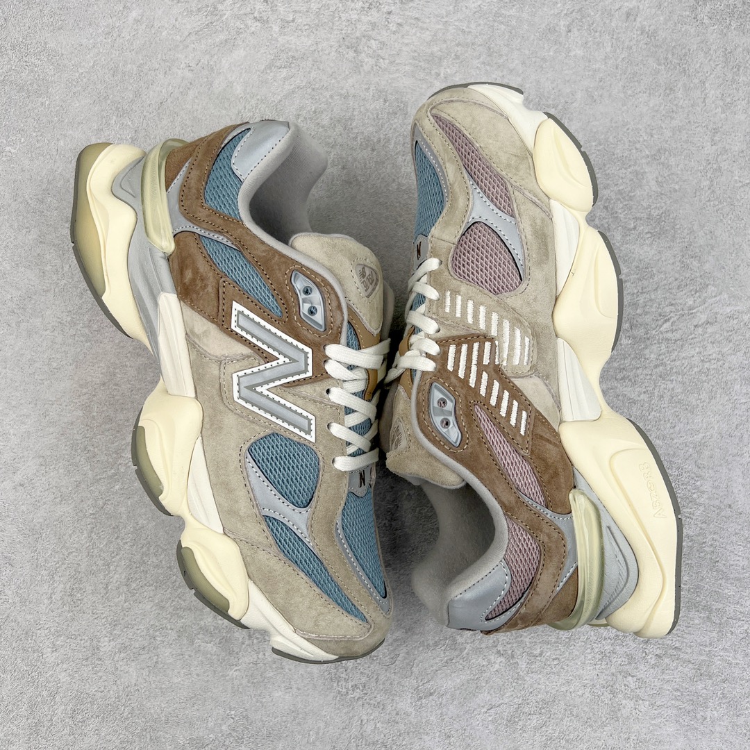 图片[3]-＃纯原特价福利 New Balance NB9060系列 新百伦绒面革网布经典百搭防滑耐磨透气低帮生活休闲鞋 全套原楦原纸板原厂数据开发 进口三明治网面 原装进口翻毛皮料正确绒感卡色 正确中底拉帮中底网布细节 原厂标裁 带紫光防伪 定制后跟透明水晶模块 冲裁组合 大底贴合程度胶水上色把控完美 整洁度挑战全网艺术家 多道序QC把关品质完善 匠心打造 耗时两个月开发完成 工艺极其复杂难度可想而知 新开独立私模大底 全网唯一正确六层组合大底 高端零售专供产物 尺码：36 37 37.5 38 38.5 39 40 40.5 41 42 42.5 43 44 45 46.5-选品中心