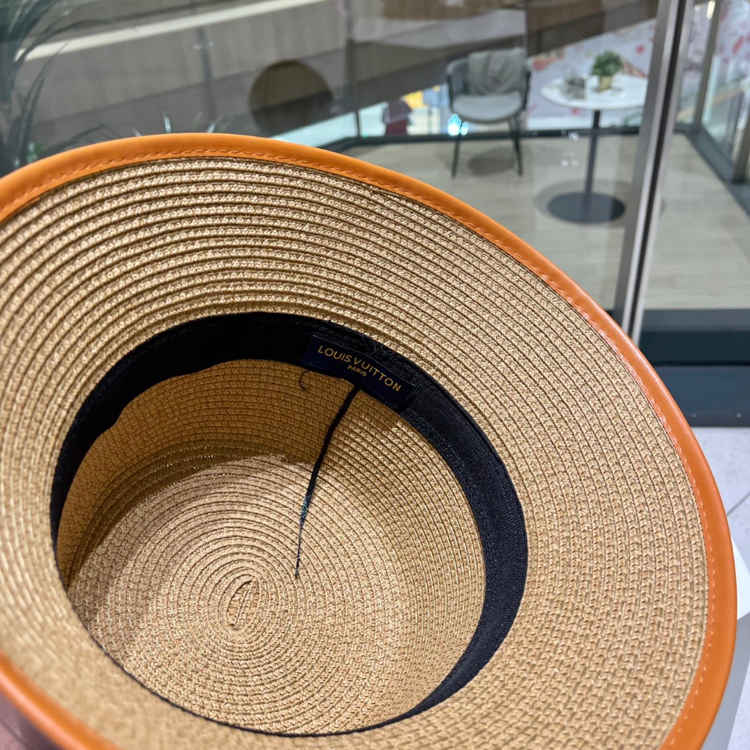  LV路易威登草帽名媛风，头围57cm