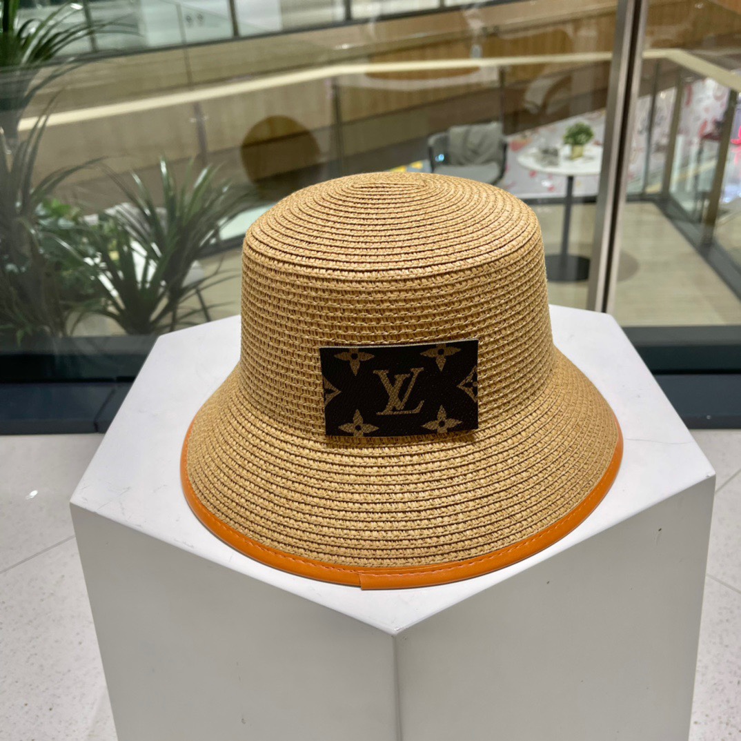  LV路易威登草帽名媛风，头围57cm