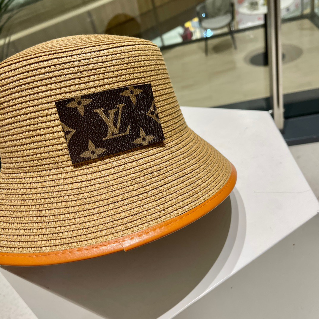  LV路易威登草帽名媛风，头围57cm