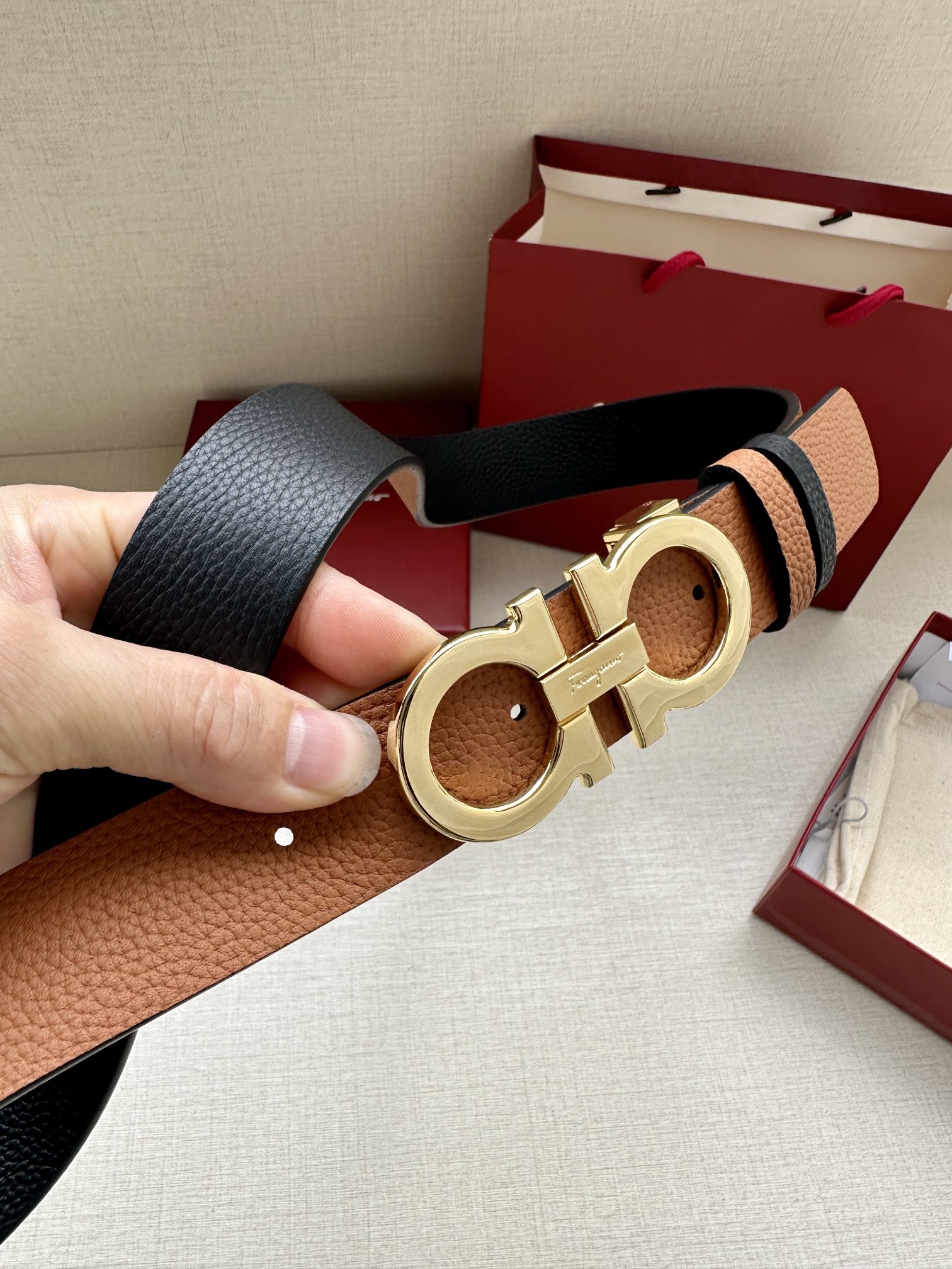 Ferragamo（男） Style Men's Belts Lookbook Reference image 2