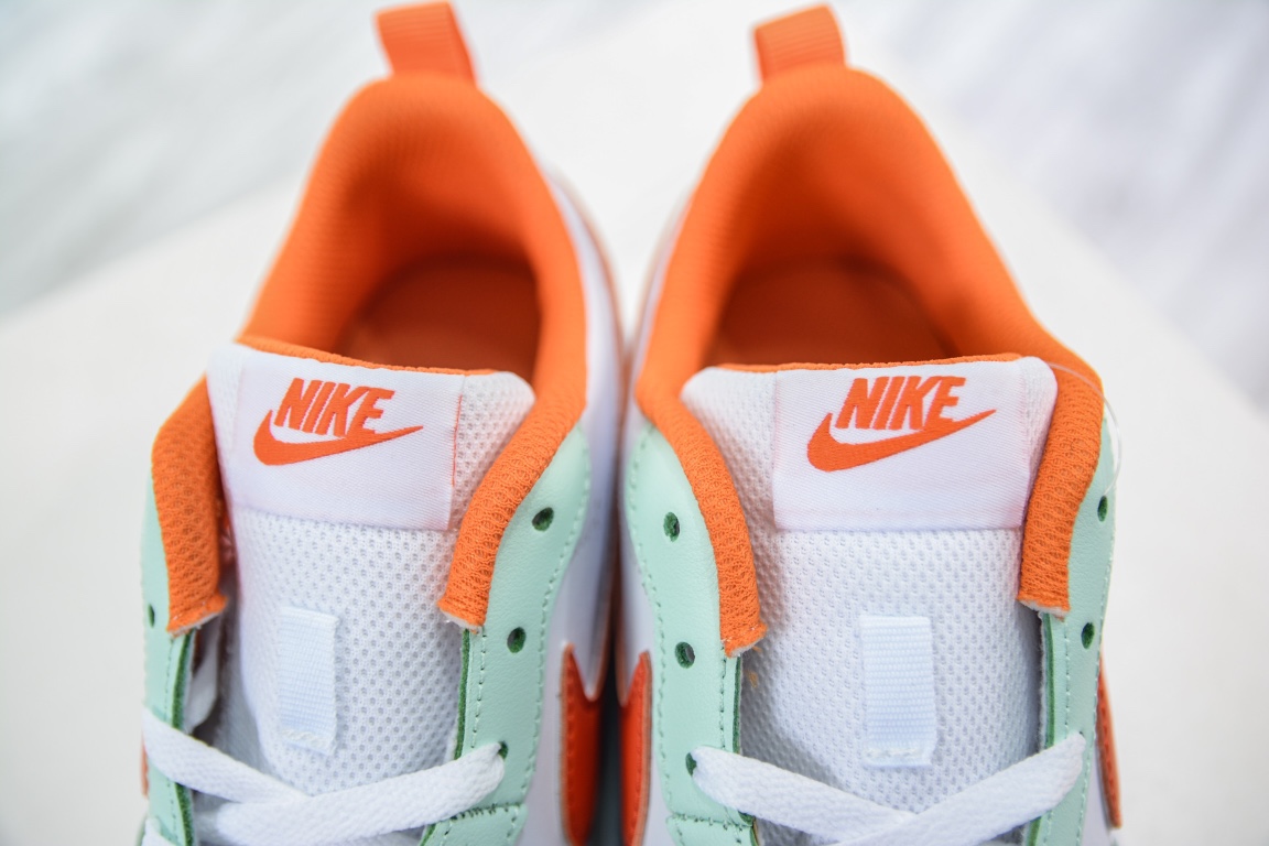 R Nike Court Borough Low 2”Mint/White/Orange” college series casual sports leather sneakers FN3687-181