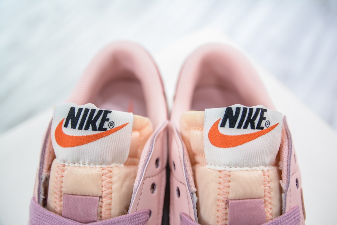 E Nike Blazer 77 Low Jumbo ”Light Soft Pink Arctic Orange” 1977 Trailblazer series low-top sneakers DQ1470-106