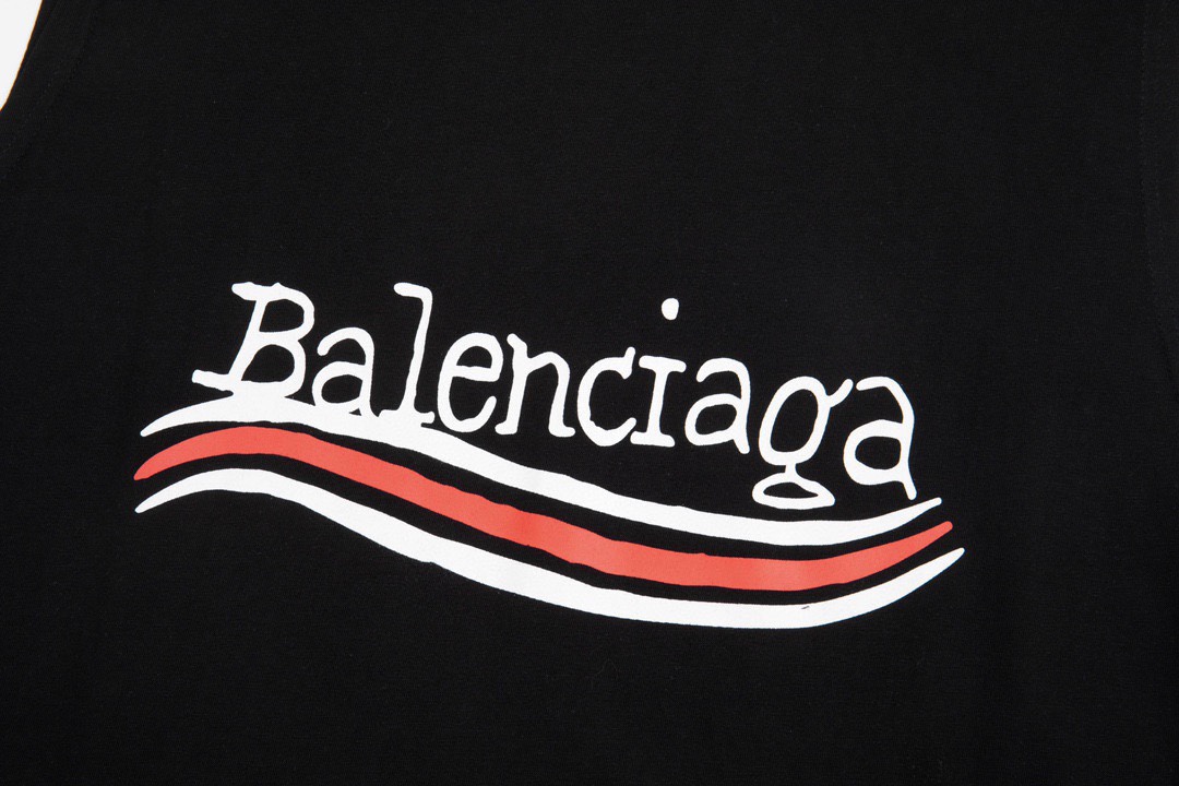 BALCIAGA 巴黎世家无袖背心男女同款宽松上衣