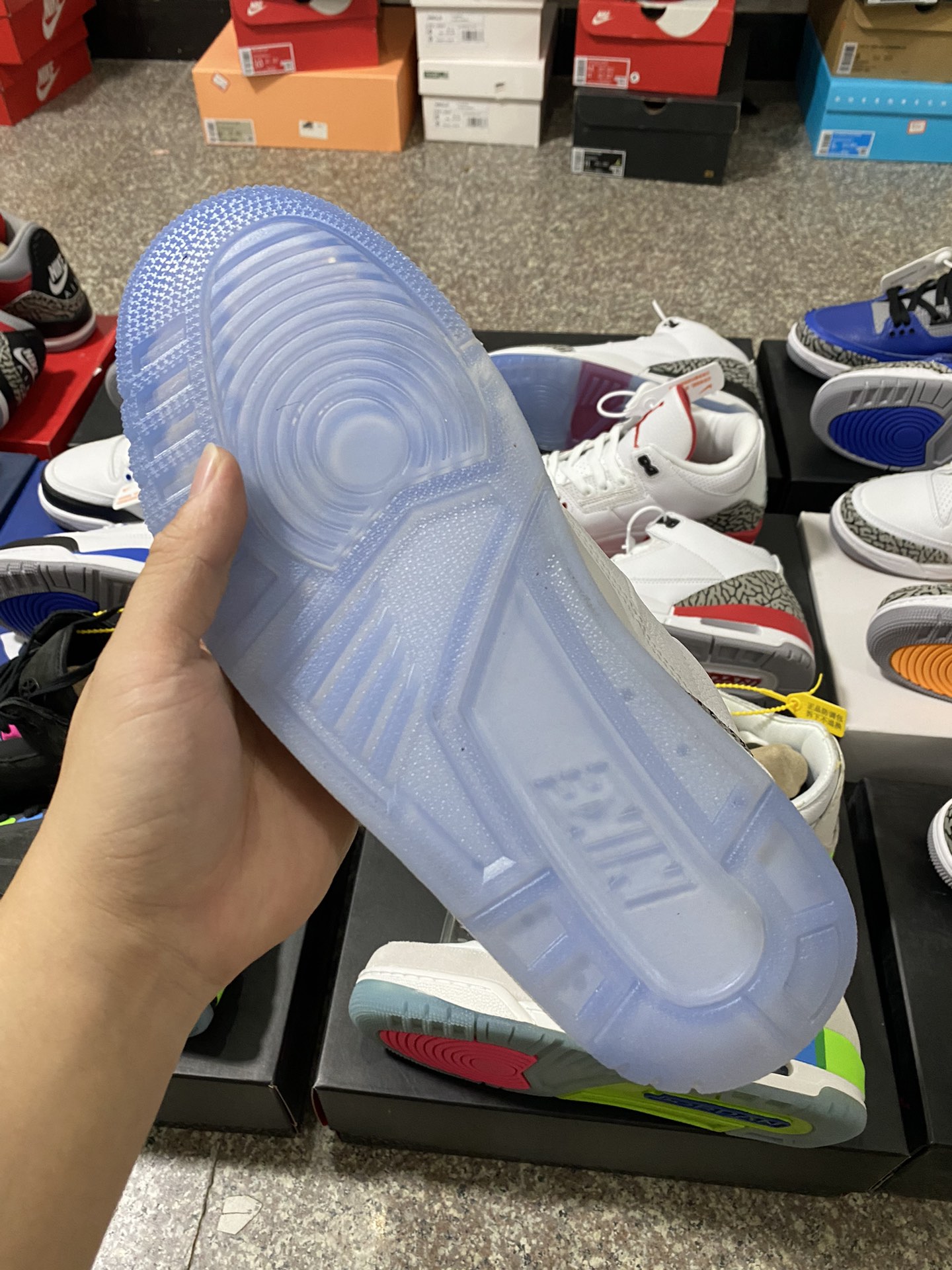 aj3白水泥罚球线尺码40-47.5