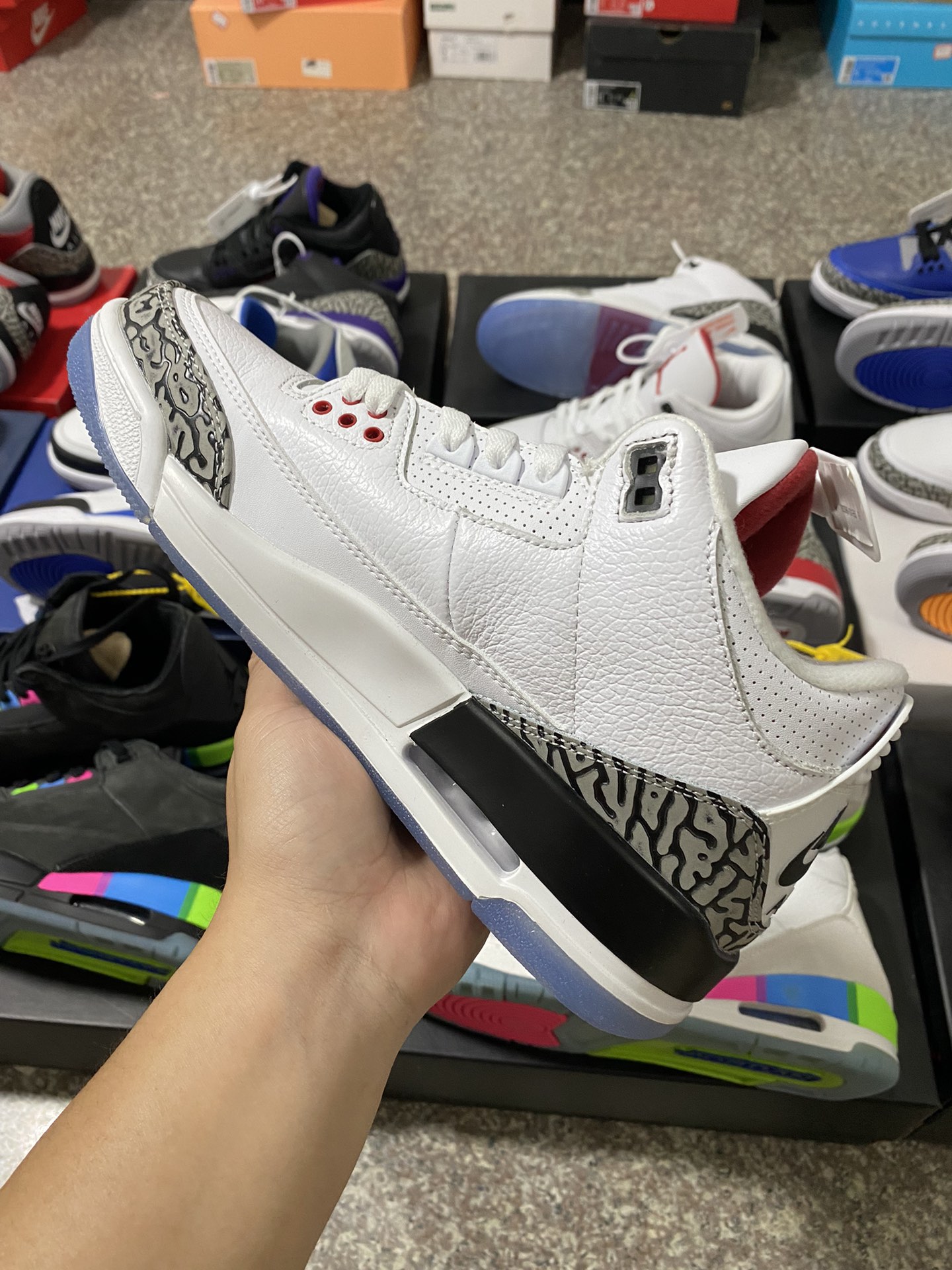 aj3白水泥罚球线尺码40-47.5