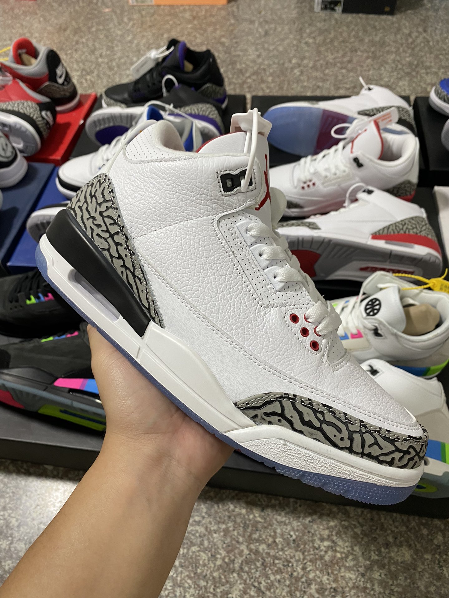 aj3白水泥罚球线尺码40-47.5