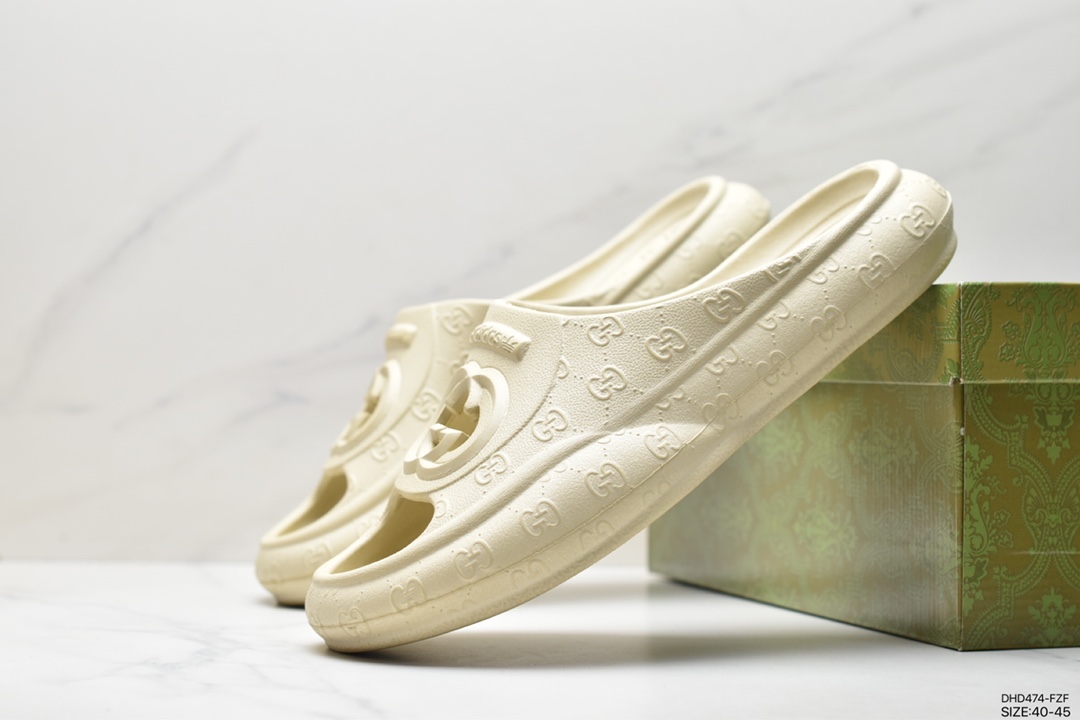 Gucci 3D printed beach wading comfortable and wear-resistant sports slippers