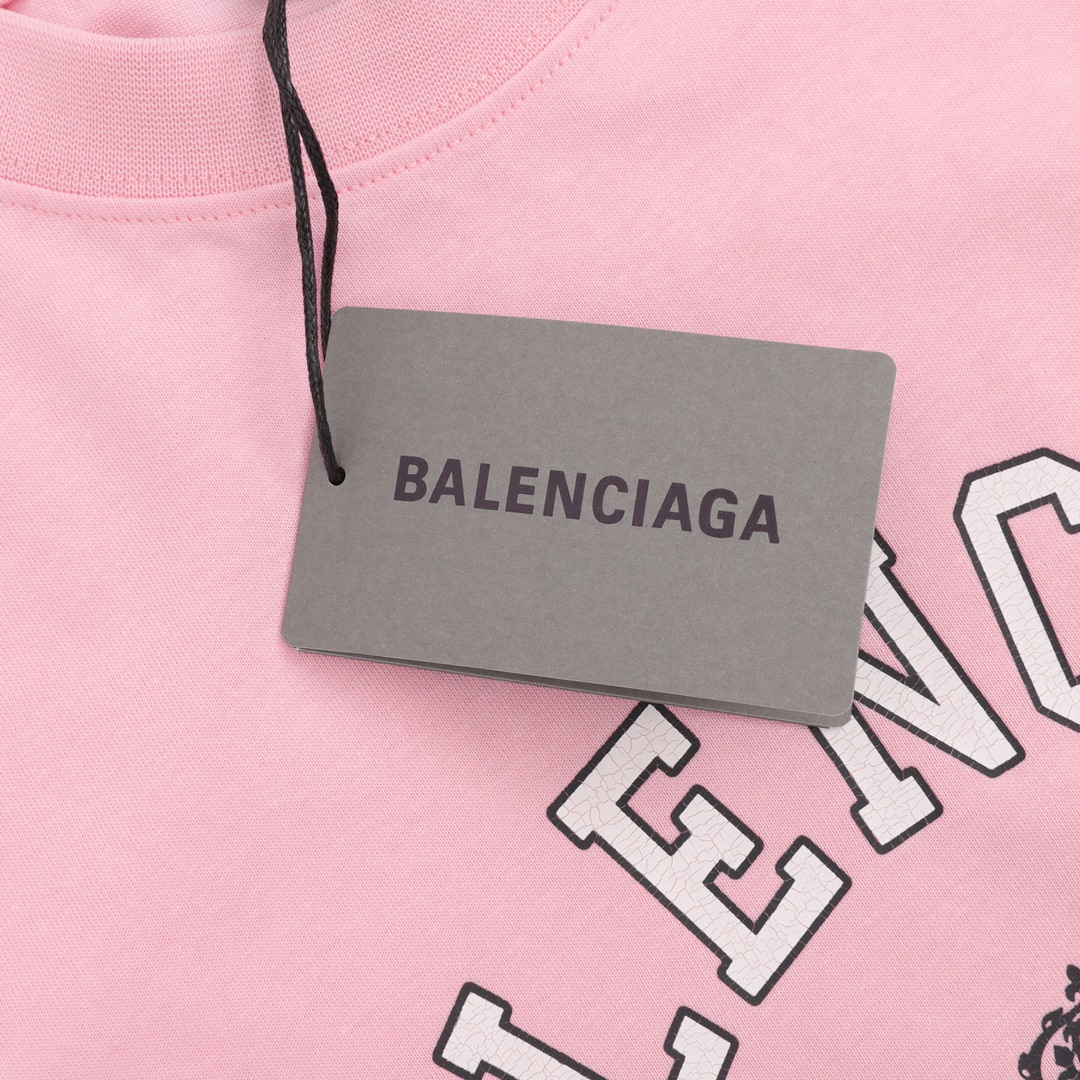 170 Balenciaga/巴黎世家 皇冠麦穗短袖