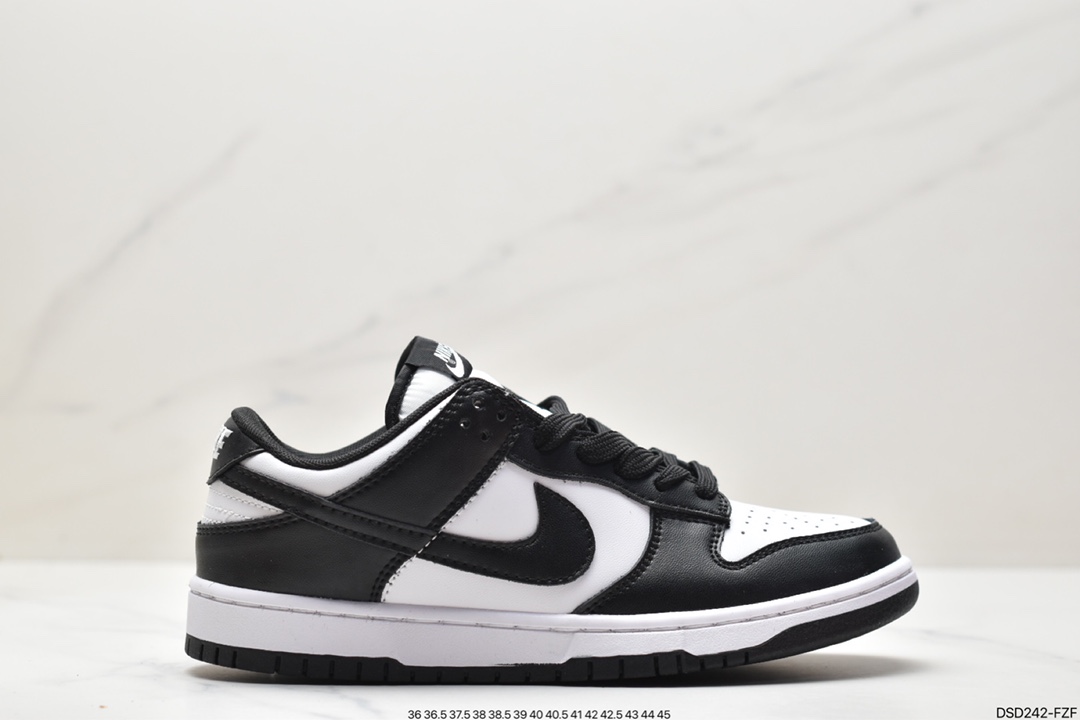 100 高性价比NK Dunk Low Retor ”Black” 黑白熊猫 DD1391-100