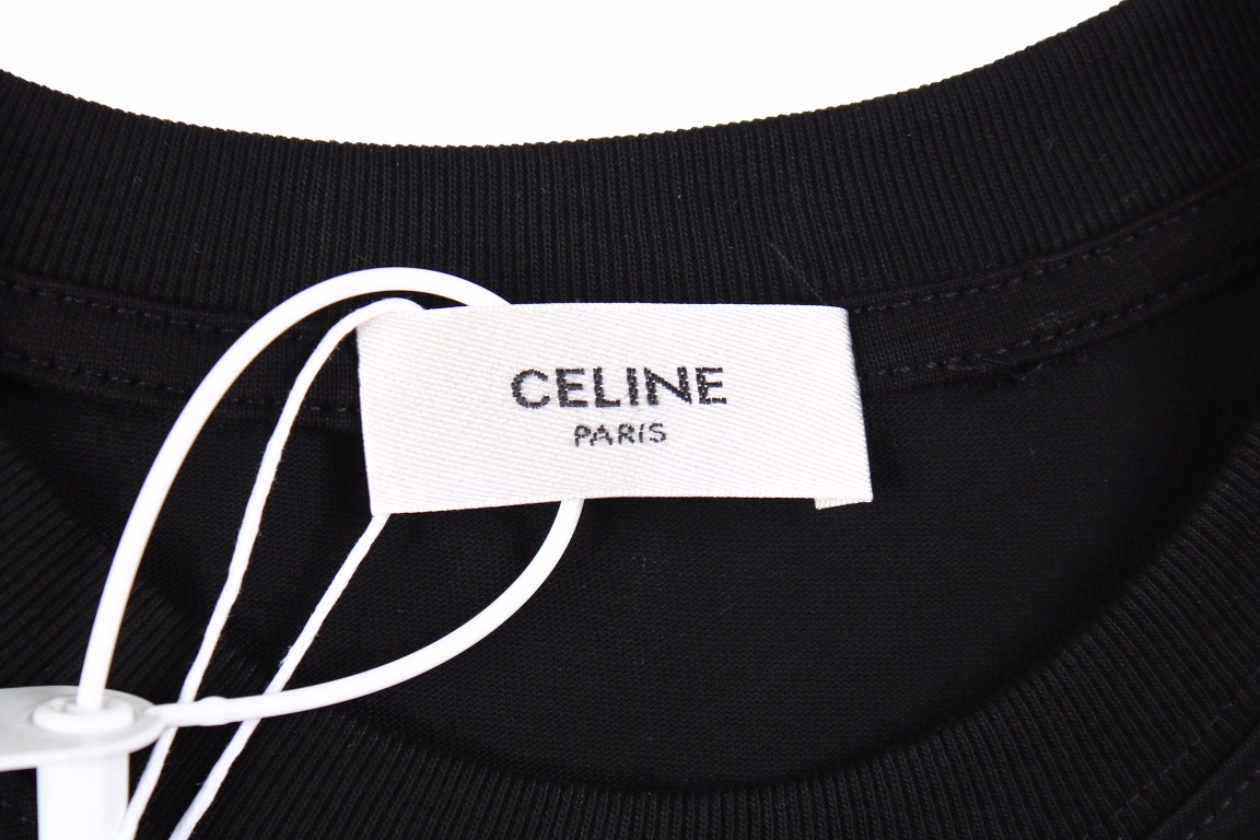 160 celine 23ss字母印花短袖滑板学院风格上线