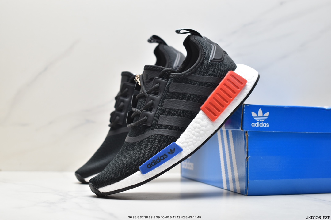 Adidas Boost NMD R1 classic running shoe series new color GZ9257