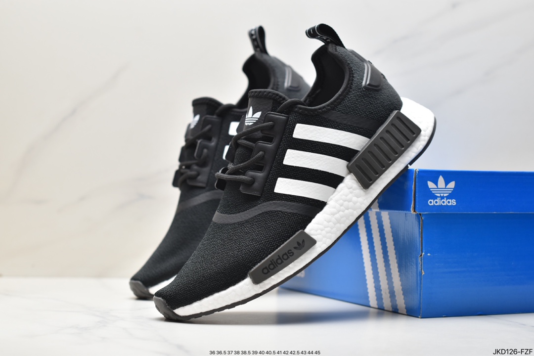 Adidas Boost NMD R1 classic running shoe series new color GZ9257