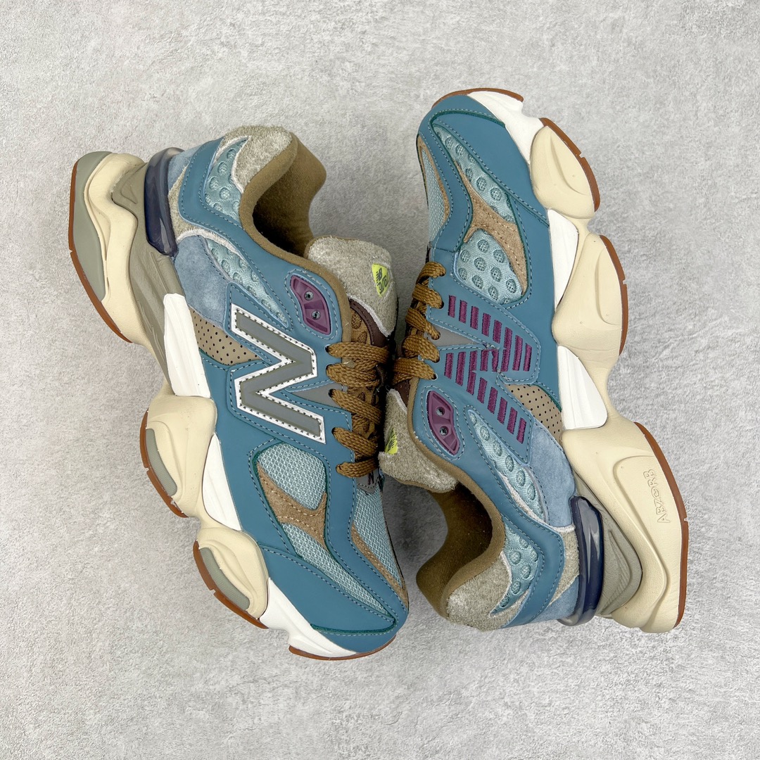 图片[3]-＃纯原特价福利 New Balance NB9060系列 新百伦绒面革网布经典百搭防滑耐磨透气低帮生活休闲鞋 全套原楦原纸板原厂数据开发 进口三明治网面 原装进口翻毛皮料正确绒感卡色 正确中底拉帮中底网布细节 原厂标裁 带紫光防伪 定制后跟透明水晶模块 冲裁组合 大底贴合程度胶水上色把控完美 整洁度挑战全网艺术家 多道序QC把关品质完善 匠心打造 耗时两个月开发完成 工艺极其复杂难度可想而知 新开独立私模大底 全网唯一正确六层组合大底 高端零售专供产物 尺码：36 37 37.5 38 38.5 39 40 40.5 41 42 42.5 43 44 45 46.5-选品中心